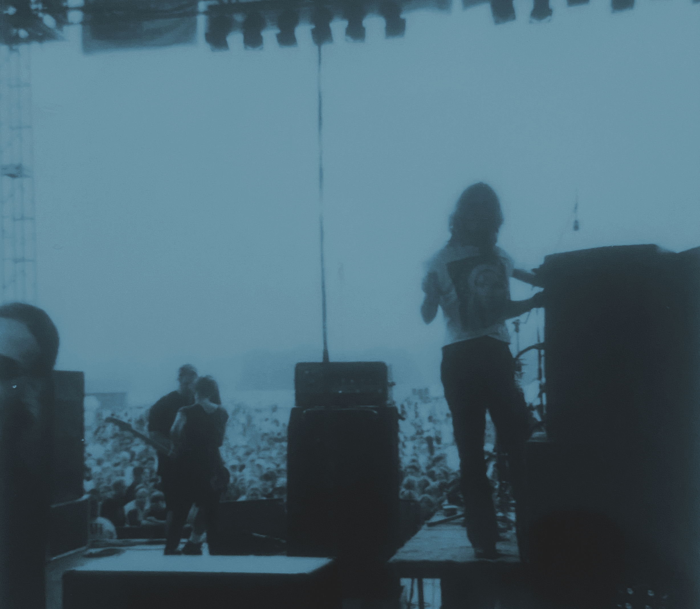 Jeanne and Rachel on stage at Edgefest 1996 Cincinatti Ohio