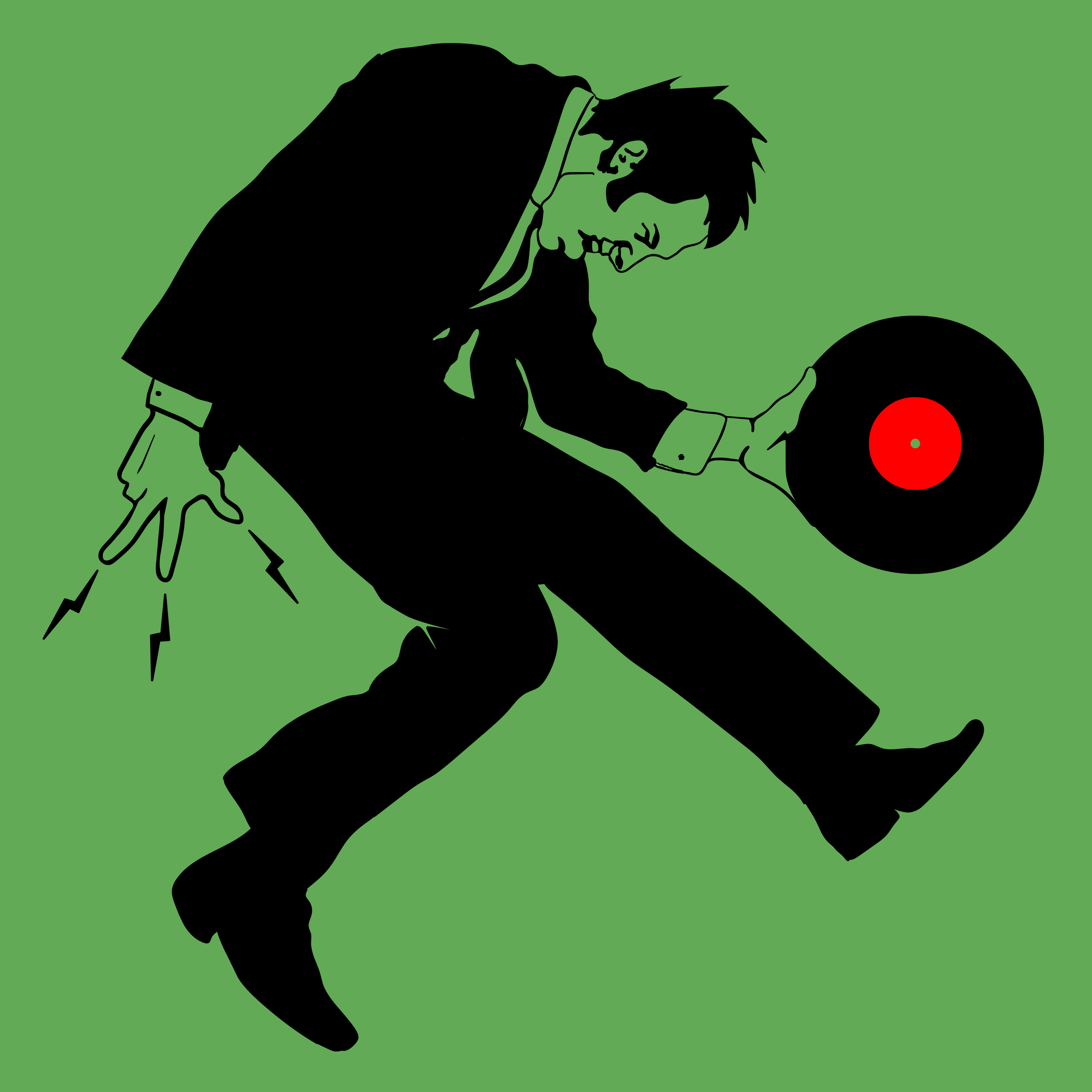 white travel cup with tribal glyph graphic